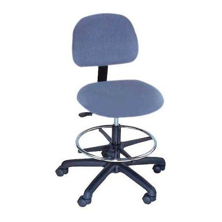 Industrial Seating Clean Room Stool - Low Back - Pneumatic - Blue 50-VCR BLUE-211